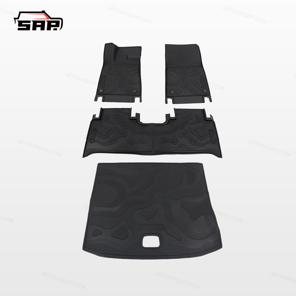 Heavy duty car floor liners for Jetour G700