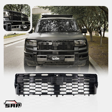 Jetour G700 Full Glossy Black Front Grille Guard With Led