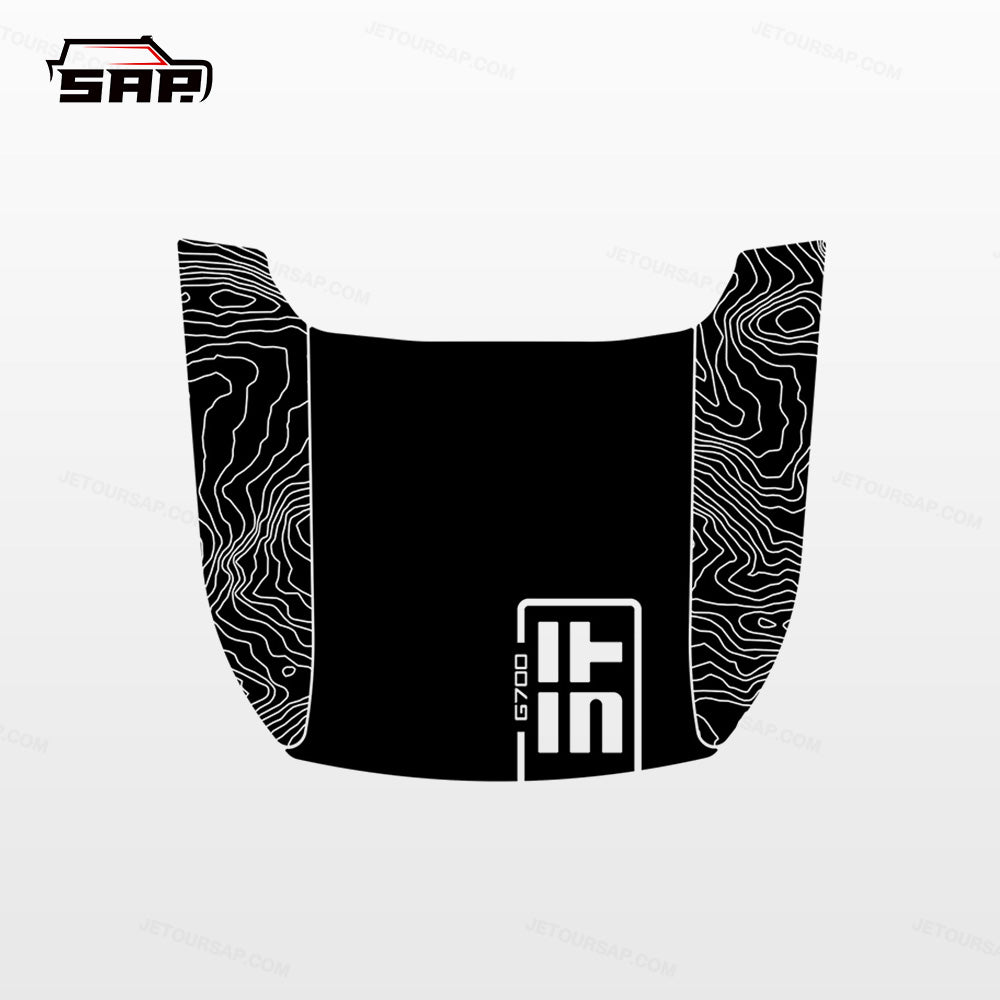 Jetour G700 bonnet sticker