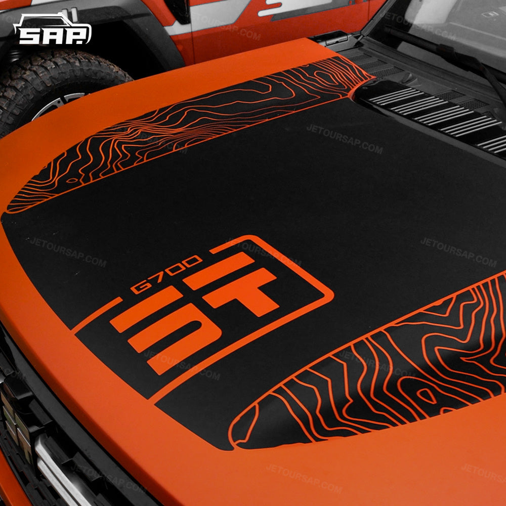 hood decal Jetour G700