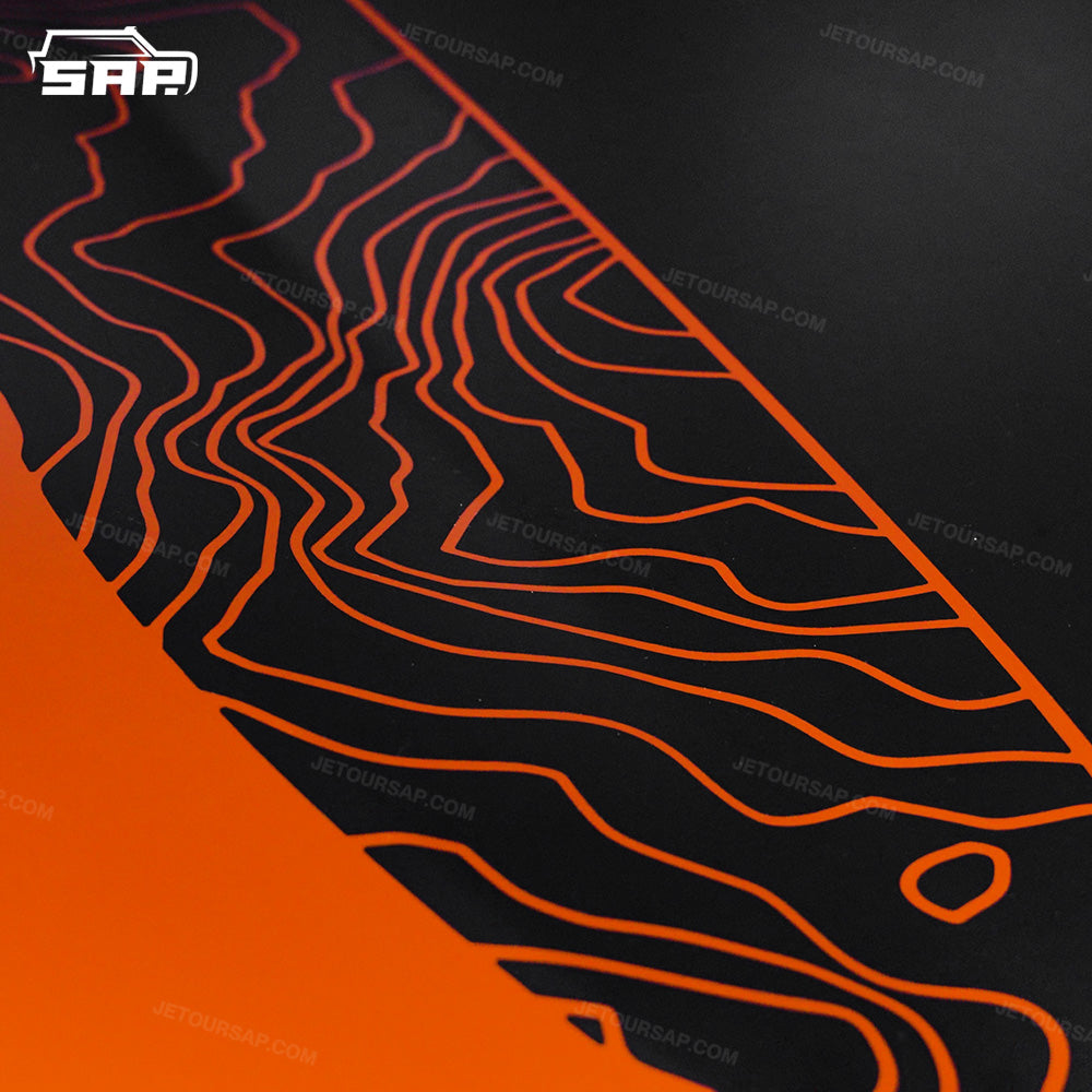 off-road hood decal for jetour g700